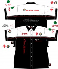 Alfissimo Pit Shirt 01 Black White